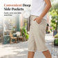 New Arrival✨Ultra-Lightweight Linen Blend Cropped Pants – Adjustable Waist & Skin-Friendly Texture for All-Day Comfort