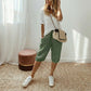 New Arrival✨Ultra-Lightweight Linen Blend Cropped Pants – Adjustable Waist & Skin-Friendly Texture for All-Day Comfort