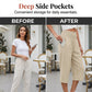 New Arrival✨🌸 Relaxed Fit Cropped Pants with Elastic Waist – Skin-Friendly Blend & Versatile 12-Color Choice