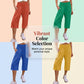 New Arrival✨🌸 Relaxed Fit Cropped Pants with Elastic Waist – Skin-Friendly Blend & Versatile 12-Color Choice