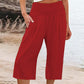 New Arrival✨🌸 Relaxed Fit Cropped Pants with Elastic Waist – Skin-Friendly Blend & Versatile 12-Color Choice