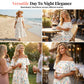 ✨ Off-Shoulder Ruffled Maxi Dress – Side Slit, Pockets, Flowy 🌸