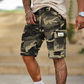 Top Rated🏆 Camouflage Cargo Shorts – Elastic Drawstring Waist & Relaxed Silhouette