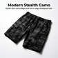 Top Rated🏆 Camouflage Cargo Shorts – Elastic Drawstring Waist & Relaxed Silhouette