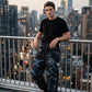 👖😎 Men’s Casual Camouflage Pants – Elastic Waist, Cargo Pockets, Jogger Cuffs 🪂