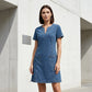 New Arrival✨👗 Relaxed Denim Dress with V-Neck – Lightweight & Versatile for Everyday Wear