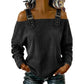 ✨Shop the Trend - Wide-Strap Casual Denim Top – Versatile & Fashion-Forward