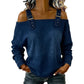✨Shop the Trend - Wide-Strap Casual Denim Top – Versatile & Fashion-Forward