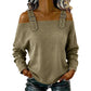 ✨Shop the Trend - Wide-Strap Casual Denim Top – Versatile & Fashion-Forward