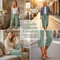 Trending Now⭐💃 Versatile Cropped Pants with Drawstring & Pockets – Flattering Drape in 5 Classic Colors