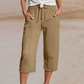 Trending Now⭐💃 Versatile Cropped Pants with Drawstring & Pockets – Flattering Drape in 5 Classic Colors