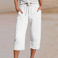 Trending Now⭐💃 Versatile Cropped Pants with Drawstring & Pockets – Flattering Drape in 5 Classic Colors