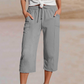 Trending Now⭐💃 Versatile Cropped Pants with Drawstring & Pockets – Flattering Drape in 5 Classic Colors