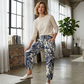 💐 Vintage Floral High-Waist Jogger Pants – Stylish, Comfortable & Perfect for Everyday Wear ✨👖