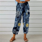 💐 Vintage Floral High-Waist Jogger Pants – Stylish, Comfortable & Perfect for Everyday Wear ✨👖
