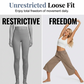 👖  Women's Solid Loose Capri Pants – Elastic Waist & Deep Pockets – Breathable Casual Trousers ✨