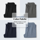 👖  Women's Solid Loose Capri Pants – Elastic Waist & Deep Pockets – Breathable Casual Trousers ✨
