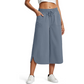 👖  Women's Solid Loose Capri Pants – Elastic Waist & Deep Pockets – Breathable Casual Trousers ✨