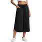 👖  Women's Solid Loose Capri Pants – Elastic Waist & Deep Pockets – Breathable Casual Trousers ✨