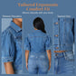 💃👖2026 New Style Arrival🔥 Women's Puff Short Sleeve Cropped Denim Jacket ✨