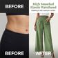 Women's Casual Solid-Color Loose-Fitting Pants – High-Waisted Wide Leg & Crinkle Texture – Comfy Lounge Trousers ✨