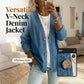 Women's Classic Button Front Denim Jacket