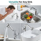⏳🚰 360° Rotating Mechanical Arm Faucet – Flexible, Modern & Easy to Use ✨