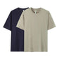 Men's Solid Color Drop-Shoulder T-Shirt