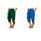 👖🌿 Relaxed capri pants with an elastic waistband, side ties, and pockets