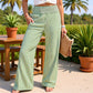 ❤️Women's Smocked Waist Striped Gingham Pants