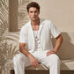 👔 LIMITED-TIME 50% OFF! ✨ Men's Ribbed Set – Shirt & Pants, 2 Colors, S-2XL 🌴