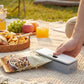 Rechargeable magnetic bag sealer with cutter