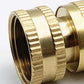 🔩✨ 3/4" Brass Quick Connect Fitting – Rust-Proof, Leak-Free, Universal 💧