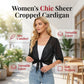 ⏳TIME-LIMITED SPECIAL ONLY $18.99!⏰👚 60% OFF NOW! ⏳ Women's Chiffon Tie-Front Top – Summer layering essential – Lightweight, breathable & perfect for beach or brunch 🌸