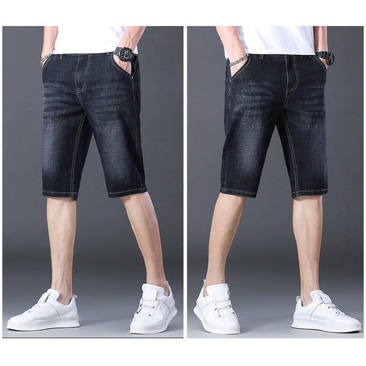 Men's Breathable Stretch Denim Shorts