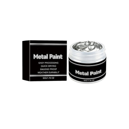 🔥 50% OFF !! 📢 Quick-Dry Silver Metal Paint | Resistant to fading, peeling and cracking ✨