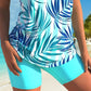 🩱🏊‍♀️ Athletic Two-Piece Swimsuit – Criss-Cross Neckline, Quick-Dry & Inclusive Sizing – Modest Tank Top + Sporty Boy Shorts 🌊