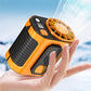 Outdoor High-Speed Waist-Mounted Portable Fan with Flashlight