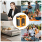 Outdoor High-Speed Waist-Mounted Portable Fan with Flashlight