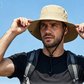 📢📢50% OFF !! ⏰Outdoor Sun Hat with Wide Brim & Chin Strap