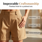Women's High-Waist Pleated Shorts
