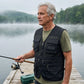 Men's V-Neck Multi-Pocket Mesh Vest