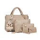 ✨Women's Versatile 4-Piece Handbag Set🎁Free Teddy Bear Keychain🔥Free Shipping