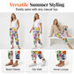 👖🌸Women's Casual Floral Print Cropped Pants