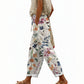 👖🌸Women's Casual Floral Print Cropped Pants