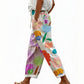 👖🌸Women's Casual Floral Print Cropped Pants