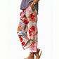 👖🌸Women's Casual Floral Print Cropped Pants