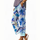 👖🌸Women's Casual Floral Print Cropped Pants