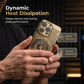 Magnetic Gyro Ring Stand Cooling Phone Case
