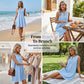 👗Breathable Summer Casual Dress – Embroidered V-Neck, Wrinkle Resistant, Versatile ✨